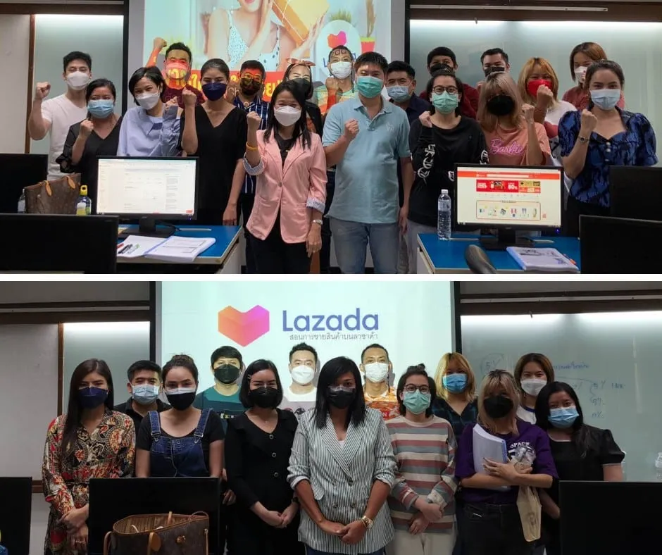 ภาพบรรยากาศอบรมคอร์ส Lazada / Shopee รุ่น 36
