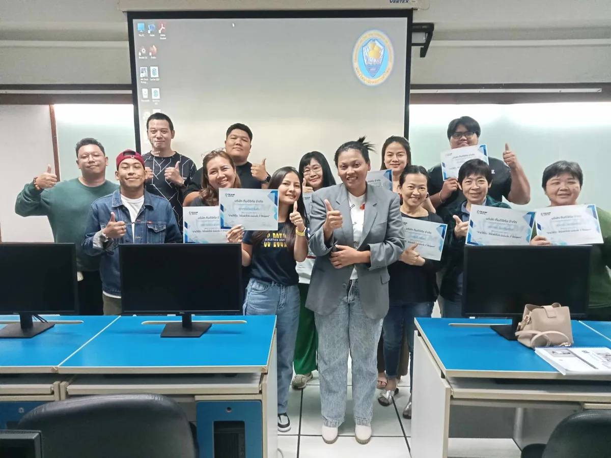 ภาพบรรยากาศอบรมคอร์ส ขายให้ปัง ให้รวยด้วย Lazada / Shopee รุ่น 52