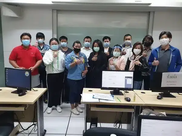 ภาพบรรยากาศอบรมคอร์ส LINE OA รุ่น 23