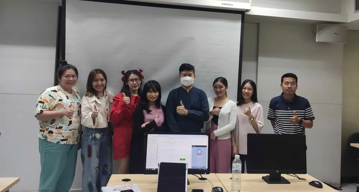 ภาพบรรยากาศอบรมคอร์ส LINE Official Account รุ่น 41