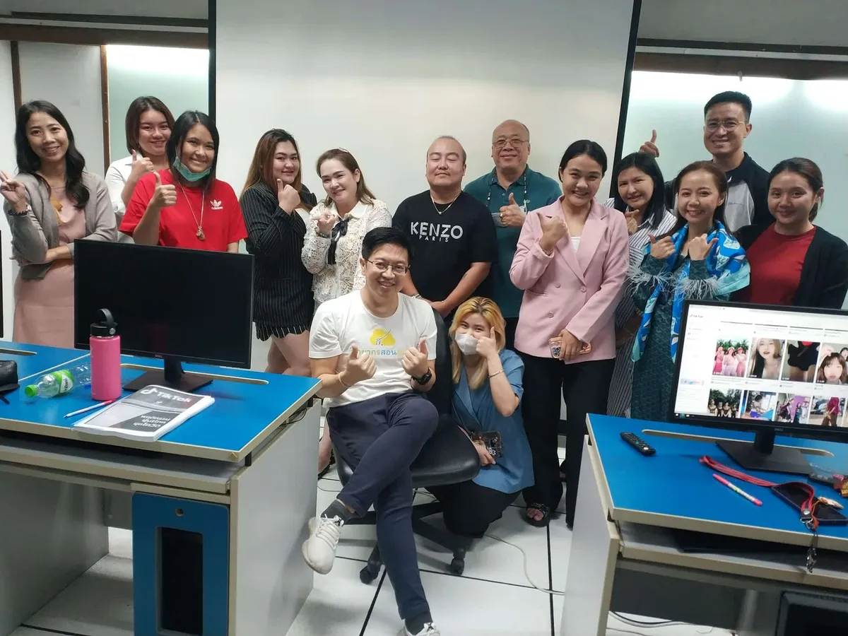 ภาพบรรยากาศอบรมคอร์ส TikTok Marketing & Advertising รุ่น 11