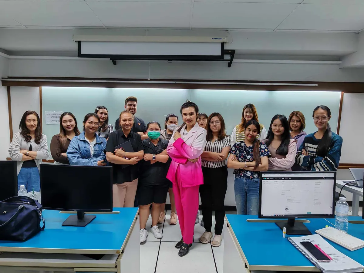ภาพบรรยากาศอบรมคอร์ส TikTok Marketing & Advertising รุ่น 22