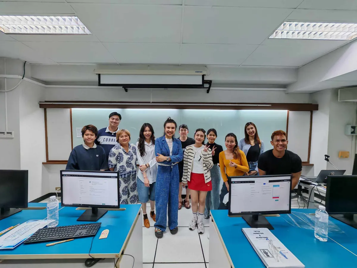 ภาพบรรยากาศอบรมคอร์ส TikTok Marketing & Advertising รุ่น 25