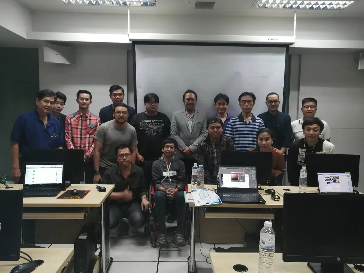 ภาพบรรยากาศการอบรมคอร์ส WordPress รุ่นที่ 5