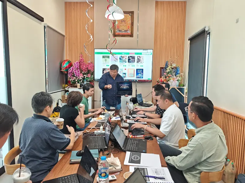 บรรยากาศการทำ Workshop NotebookLM ช่วงบ่าย