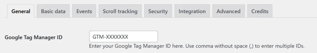 GTM4WP Setting